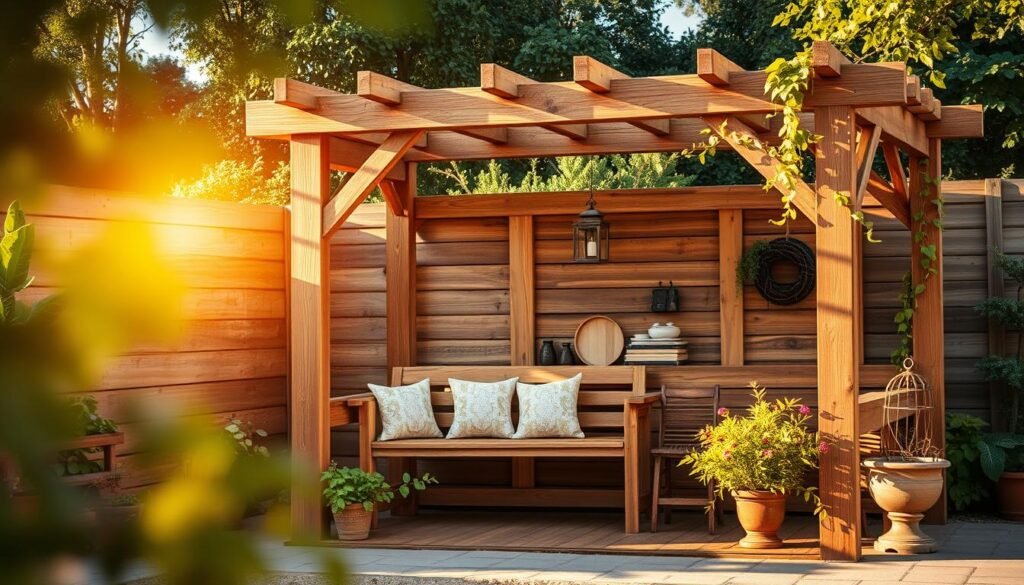 outdoor wooden project