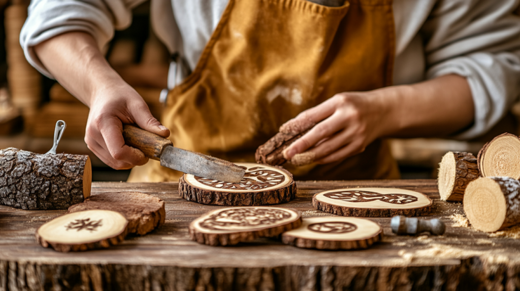 wooden coasters