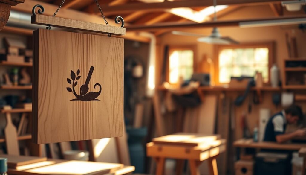 woodworking business branding