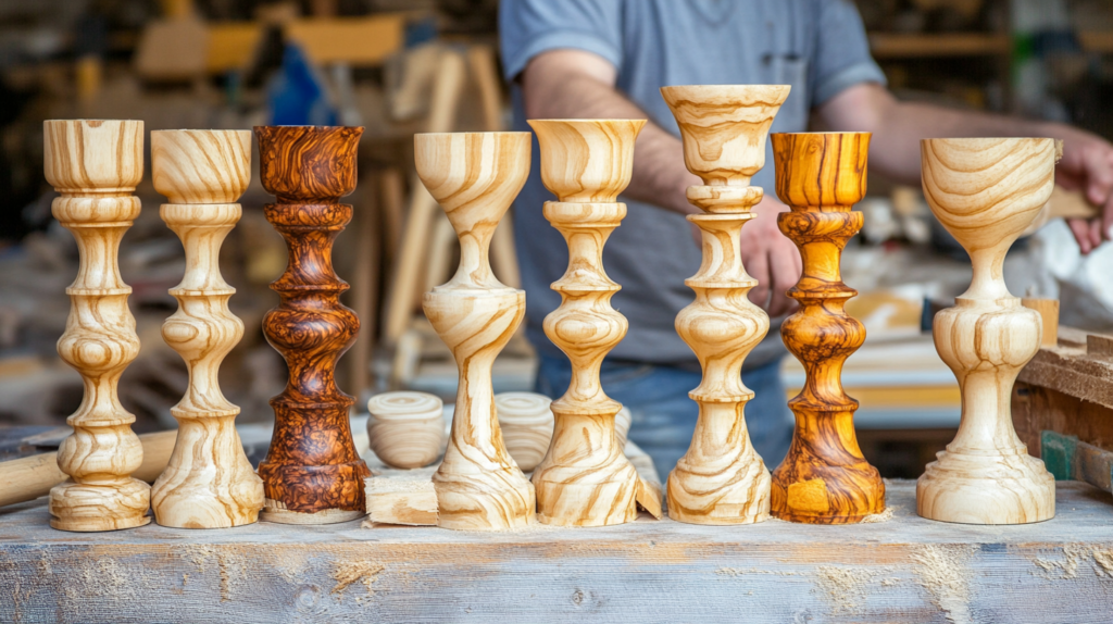 woodworking candle holders