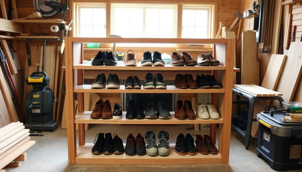 DIY shoe rack step-by-step guide