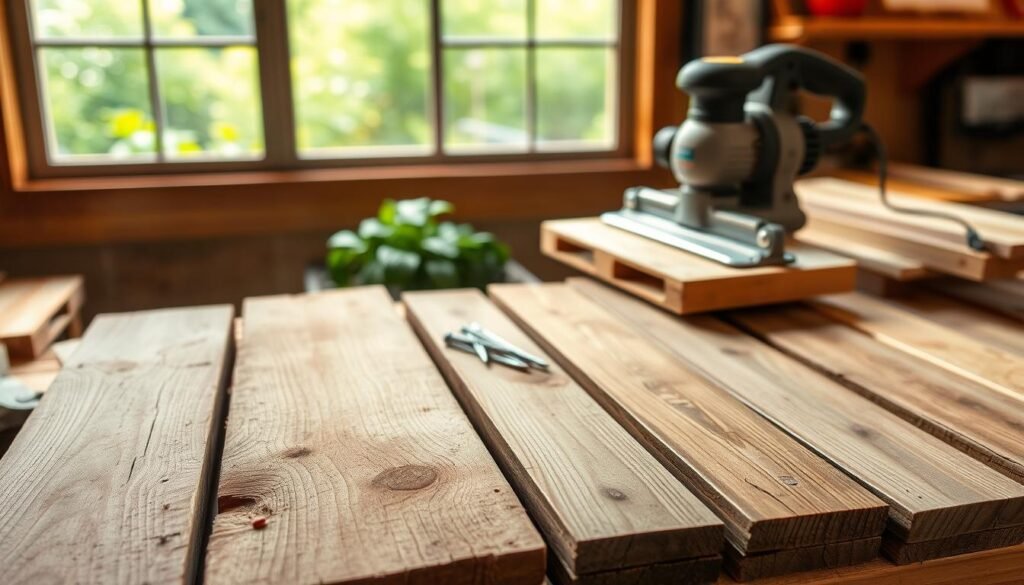 pallet wood preparation