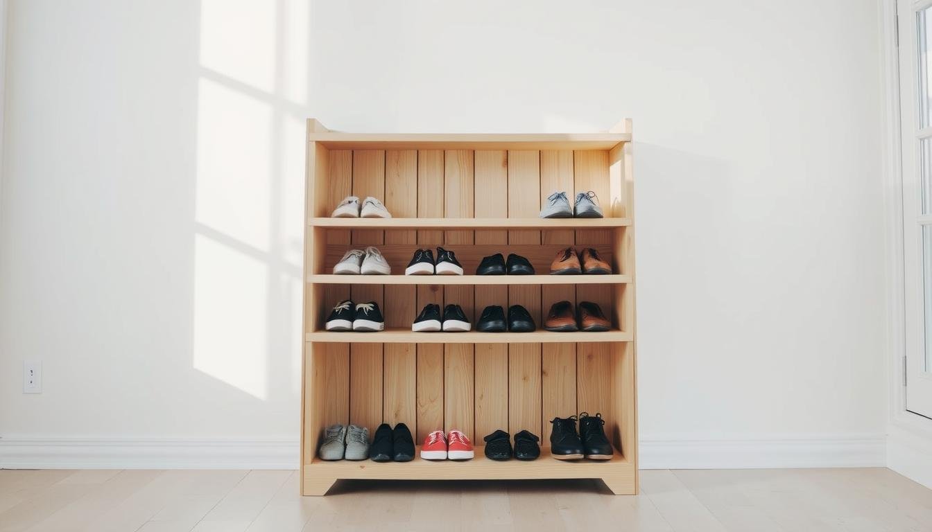 shoe rack woodworking plans